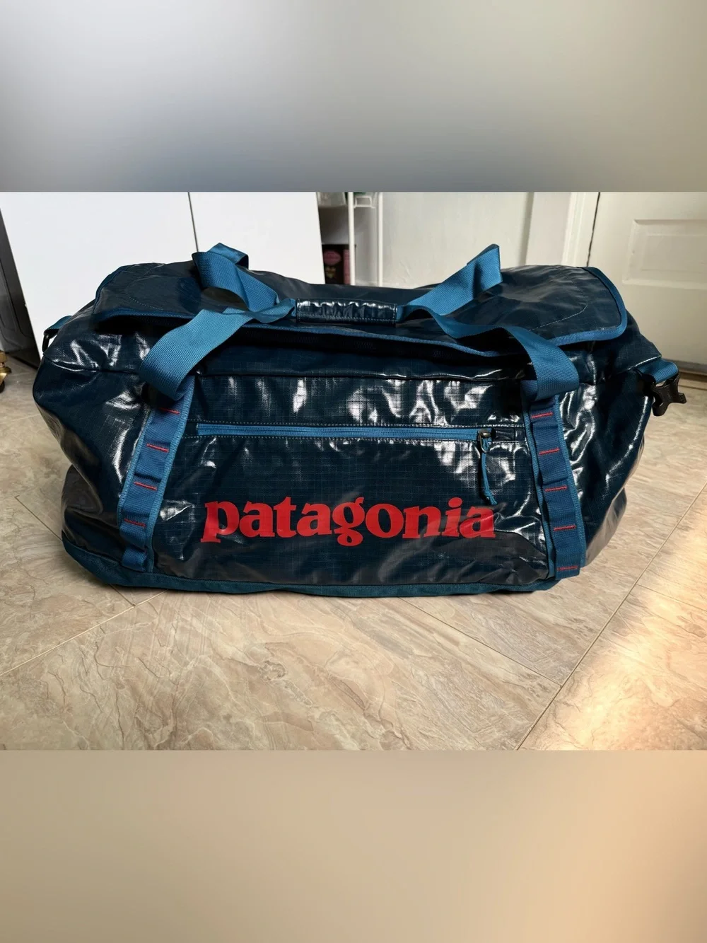 Patagonia black duffel